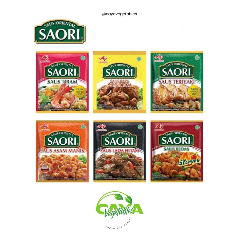 

Saori Saus Oriental Tiram Sachet | CayaVegetables