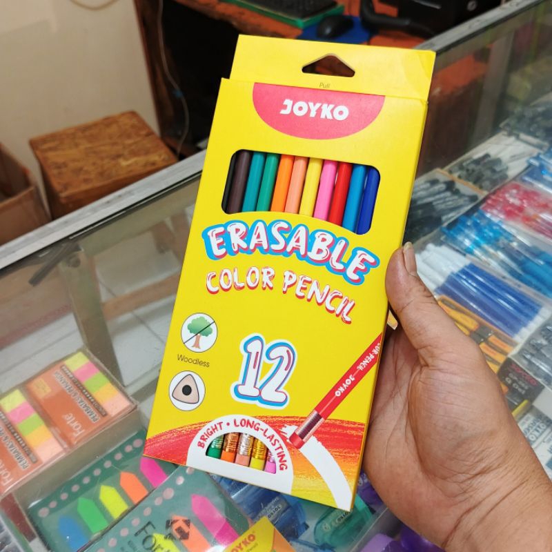 

Pensil Warna Joyko 12 Warna BISA DIHAPUS CP-0130