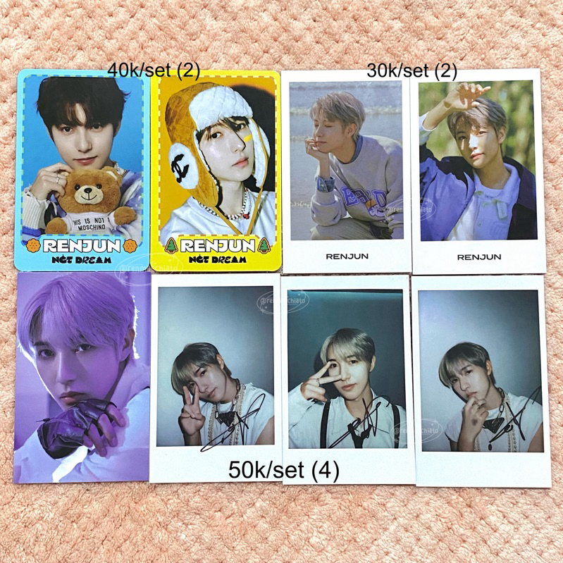 official photocard murah pc renjun nct dream polaroid from home tc candy kuning biru magazine majala