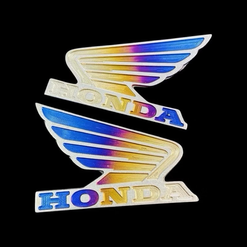 Emblem Wing Honda Titanium Emblem Wing Titanium Emblem Sayap Honda Titanium 2 Pcs