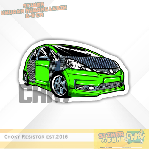 

Stiker Sticker Vinyl Laminasi Glosy HONDA JAZZ GE8 Vol 7