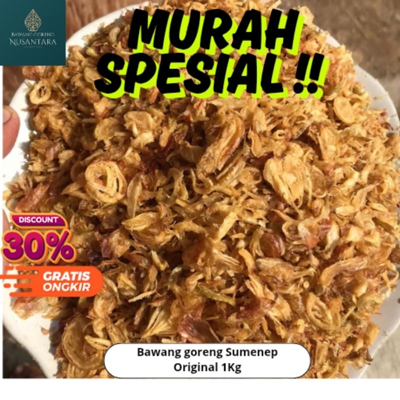 

Bawang Goreng Asli Sumenep Original 1Kg