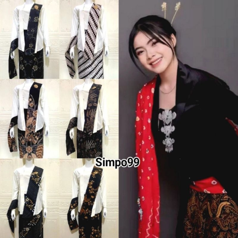 Simpo_99 - Selendang Jumputan Katun / Selendang Jumputan Katun / Selendang Batik Jumputan Modern /