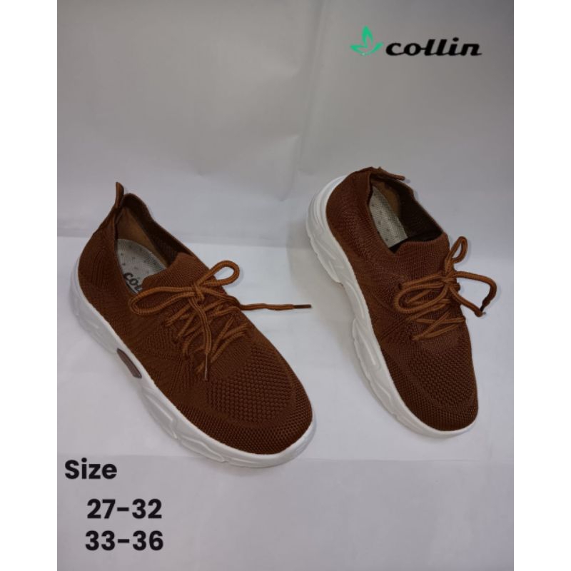 SEPATU SANTAI RAJUT UNTUK ANAK-ANAK/ SLIP ON/ SEPATU COLLIN