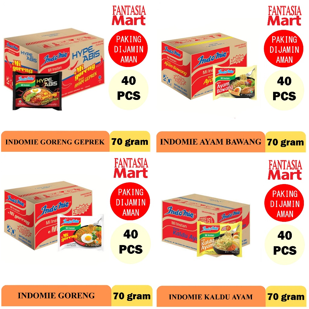 

INDOMIE ANEKA VARIAN PER DUS FUN CORNER DENGAN PAKING AMAN