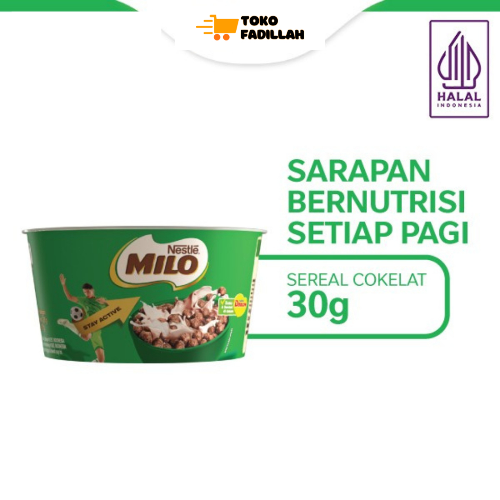

NESTLE MILO Cereal Combo Pack 30gr [Sereal Cokelat + Susu]
