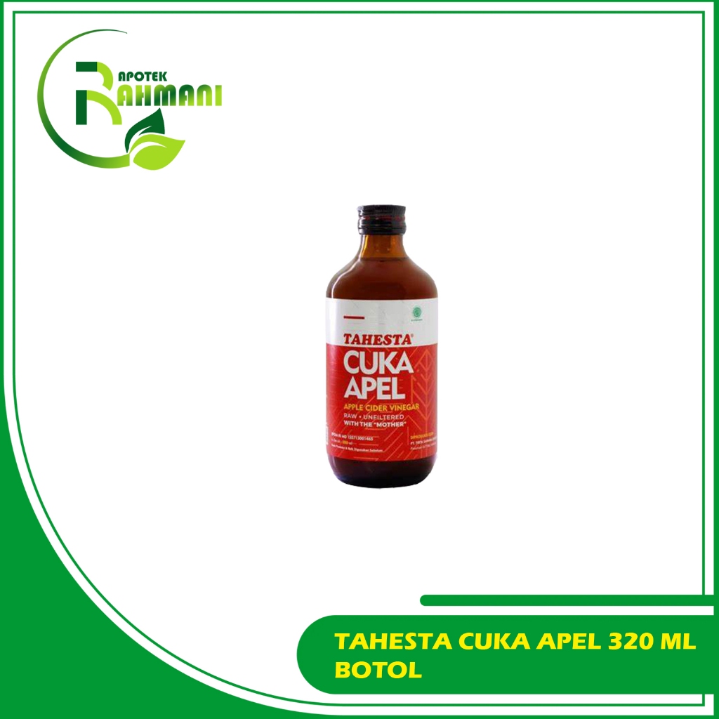 

HALAL MUI Cuka Apel TAHESTA 320 ml / Cuka Apel Batu Malang