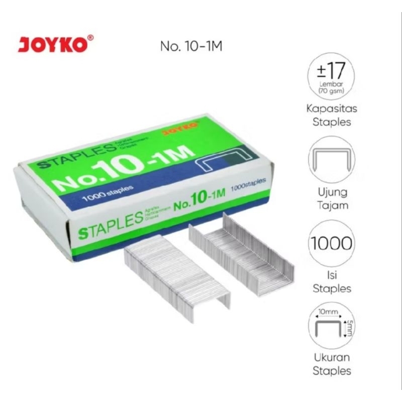 

Isi Staples JOYKO Berkualitas Tinggi 1 Box kecil 1000pcs