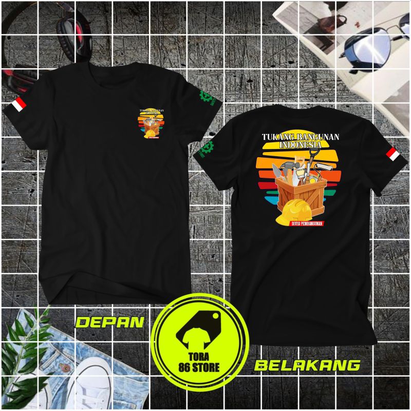 kaos Tukang bangunan indonesia