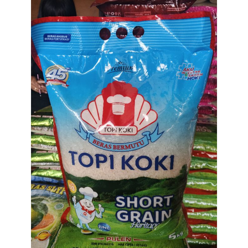 

Beras Topi Koki Harum Short Grain Vitamin D3 5kg