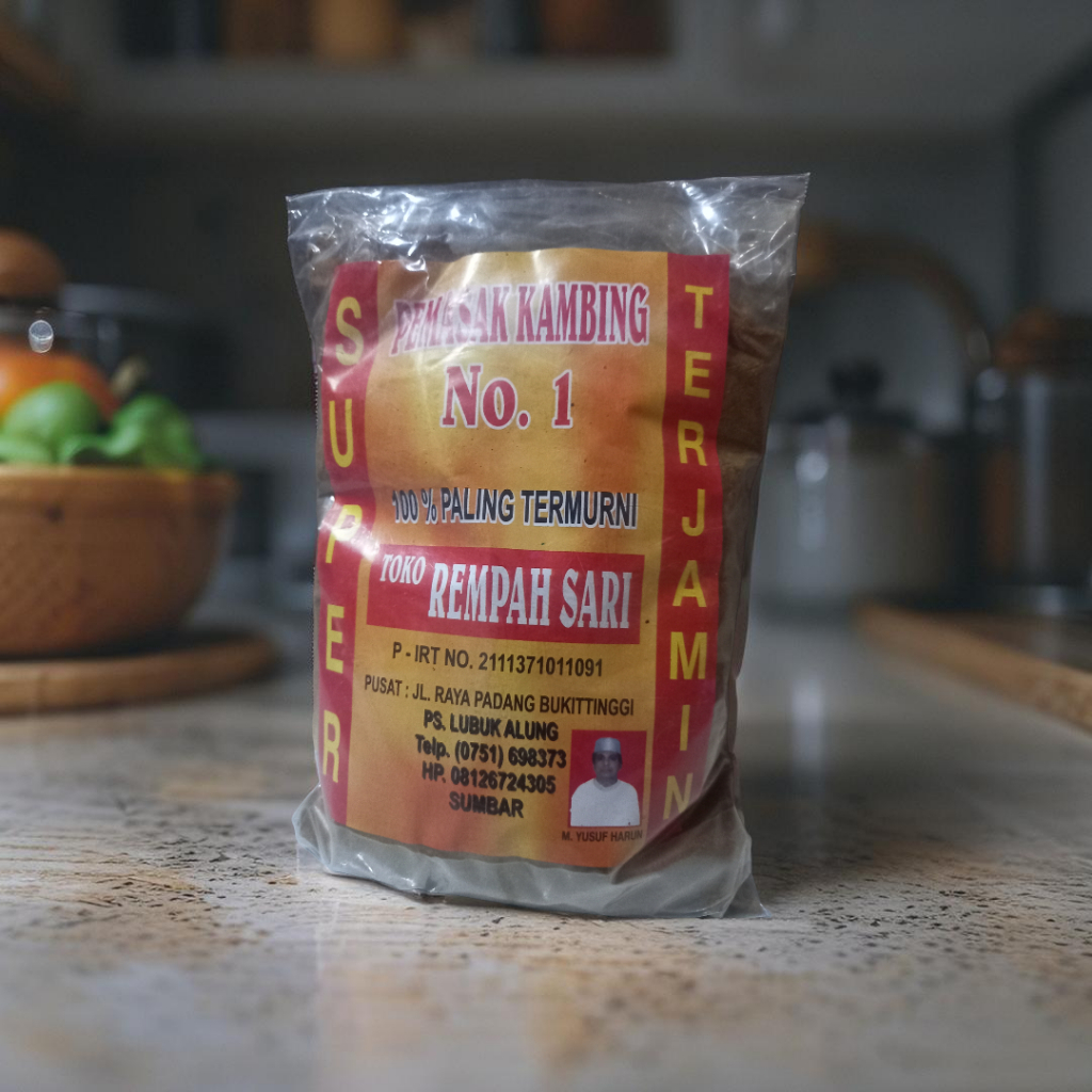 

Bumbu Pemasak Gulai Kambing 1kg Rempah Sari Asli Lubuk Pariaman