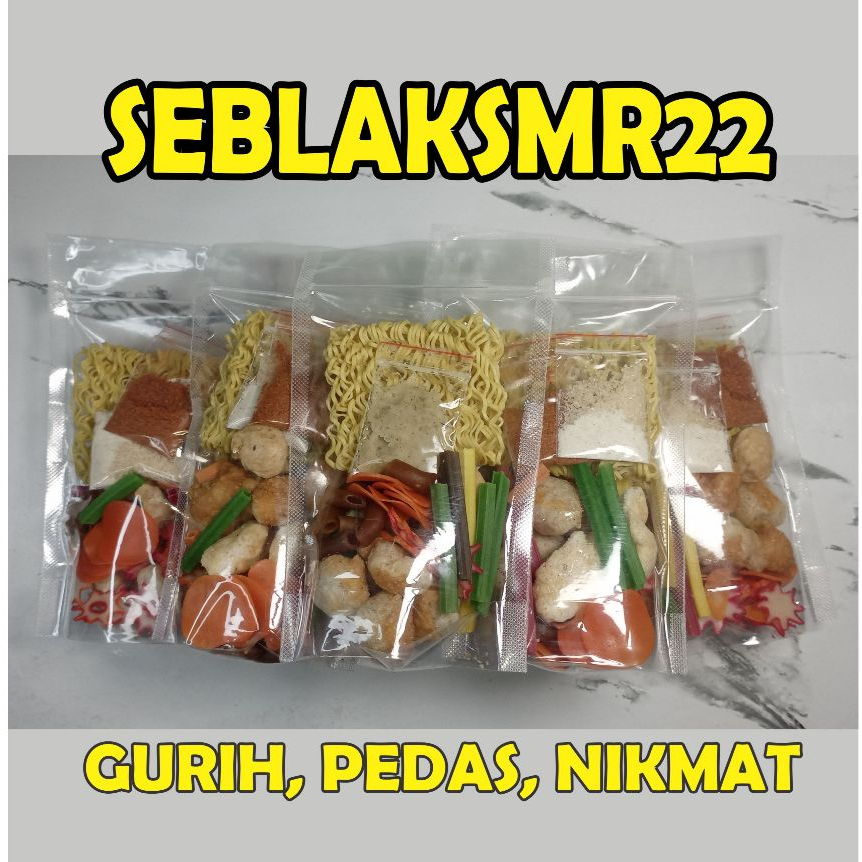

Seblak Kering Instan Isi 5pcs Pedas Gurih Nikmat! Cukup Seduh