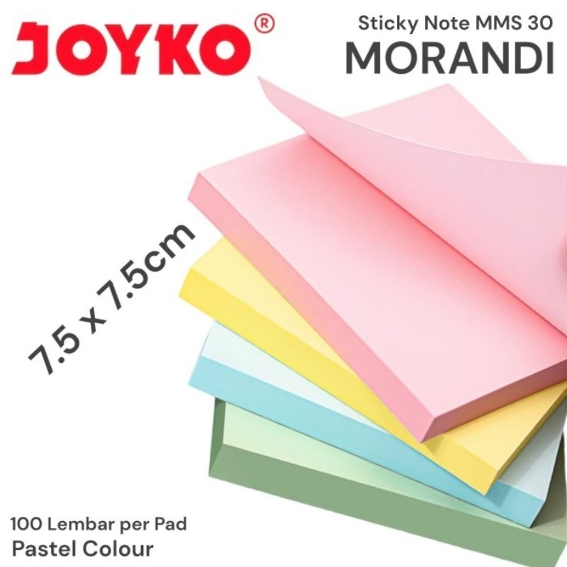 

MEMO STICK MMS-30 JOYKO / STICK NOTE MMS30 JOYKO / STICKY NOTE MEMO TEMPEL JOYKO MMS 30 MORANDI COLOR