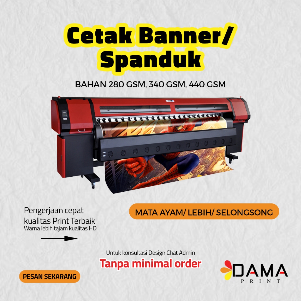 SPANDUK / SPANDUK BANNER CUSTOM / SPANDUK JUALAN MAKANAN / SPANDUK MINUMAN / SPANDUK MURAH