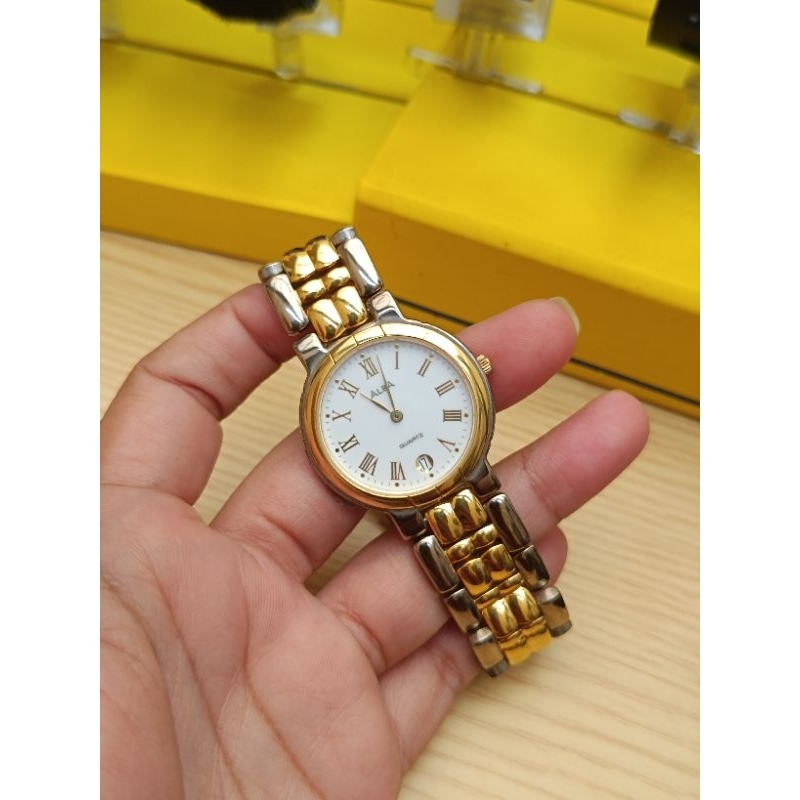 Jam Tangan Wanita Alba Silver Gold Stainless Steel  Original