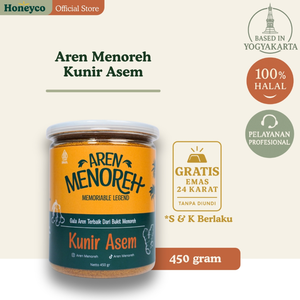 

Aren Menoreh Kunir Asem Gula Aren Terbaik Dari Bukit Menoreh - 450gr