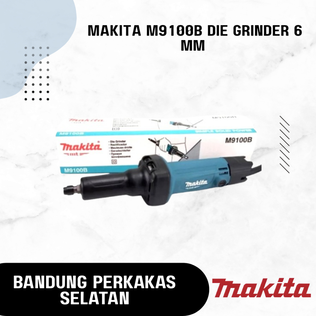 MAKITA M9100B Die Grinder 6 mm Mesin Gerinda Bor Mini Tuner M 9100 B
