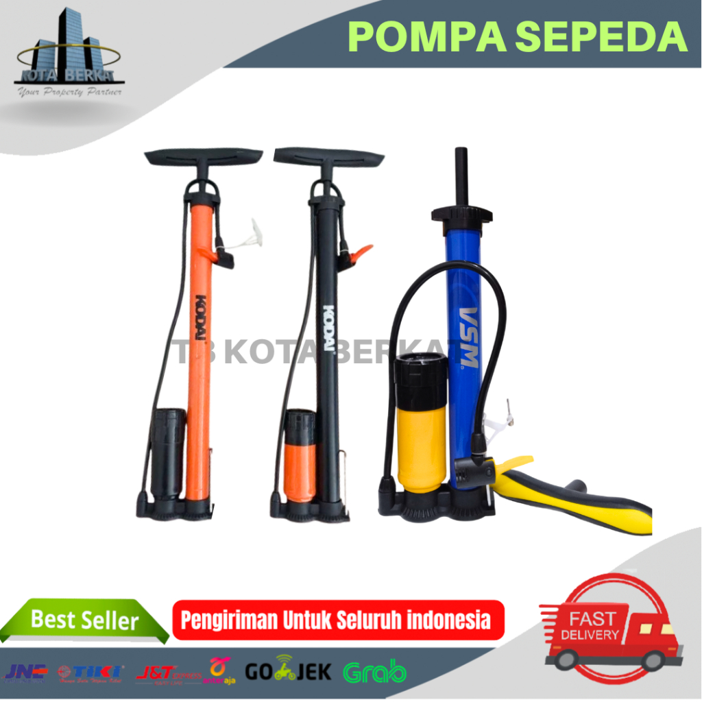 POMPA SEPEDA TANGAN / HAND PUMP / POMPA SEPEDA TABUNG / POMPA ANGIN SERBAGUNA