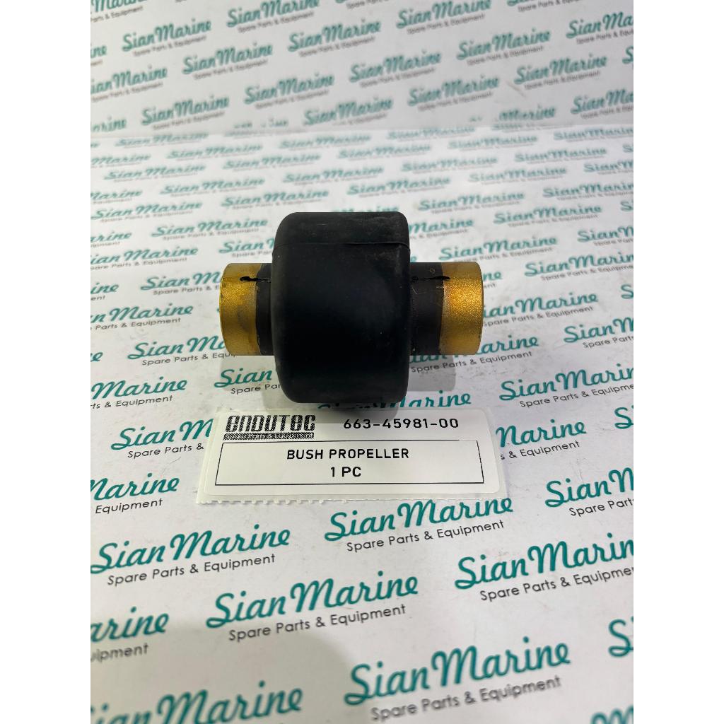663-45981-00 KARET DAMPER PROPELLER-BUSHING PROPELLER 40PK /SUKU CADANG MESIN TEMPEL
