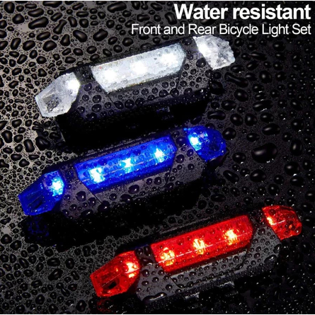 Lampu LED Sepeda Belakang 4 Mode Kelap Kelip Portable Waterproof USB Rechargeable