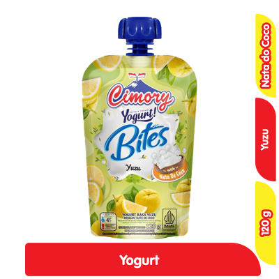

Cimory Yogurt Bites Yuzu / Stroberi / Blueberi / Mangga / Leci 120 g