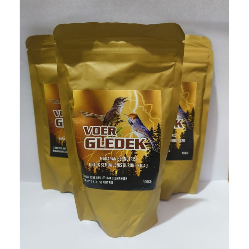voer gledek halus voer burung kicau