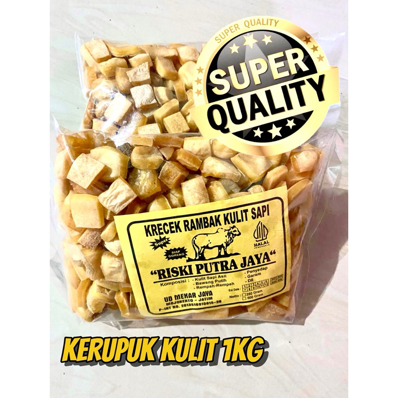 

krecek rambak kulit sapi asli/krecek sayur/kotak 1kg kualitas super