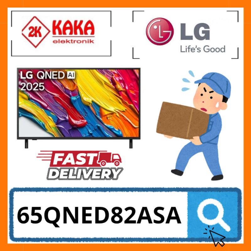 LG 65QNED82ASA LED QNED TV 65 INCH 4K UHD SMART TV AI LG 65QNED82