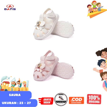 Sandal Tali Anak Cewe Dans Saura Original / Sandal Dans Anak Perempuan