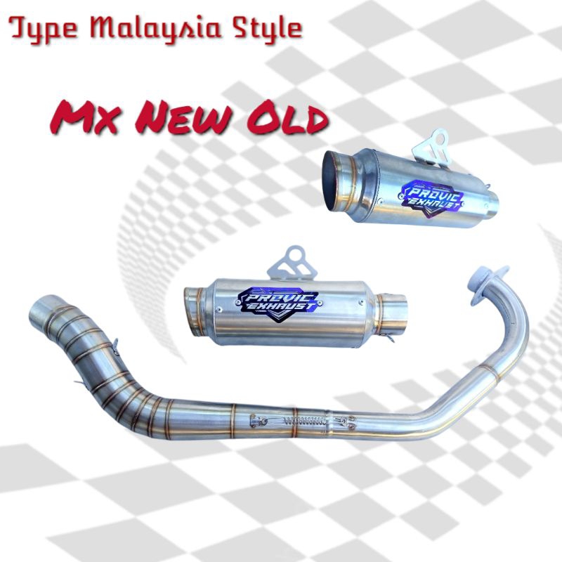 KNALPOT MX NEW MX OLD LC 135 MX 135 MALAYSIA STYLE ORIGINAL PROVIC EXHAUST