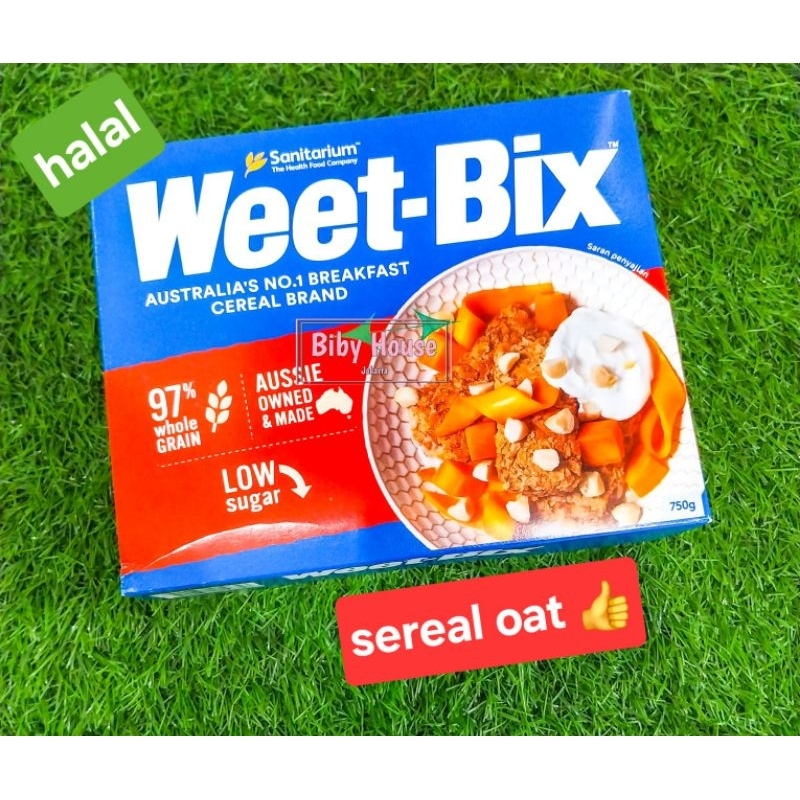 

WEET BIX CEREAL / WEETBIX SANITARIUM SEREAL OAT 750 Gr ORIGINAL TERMURAH