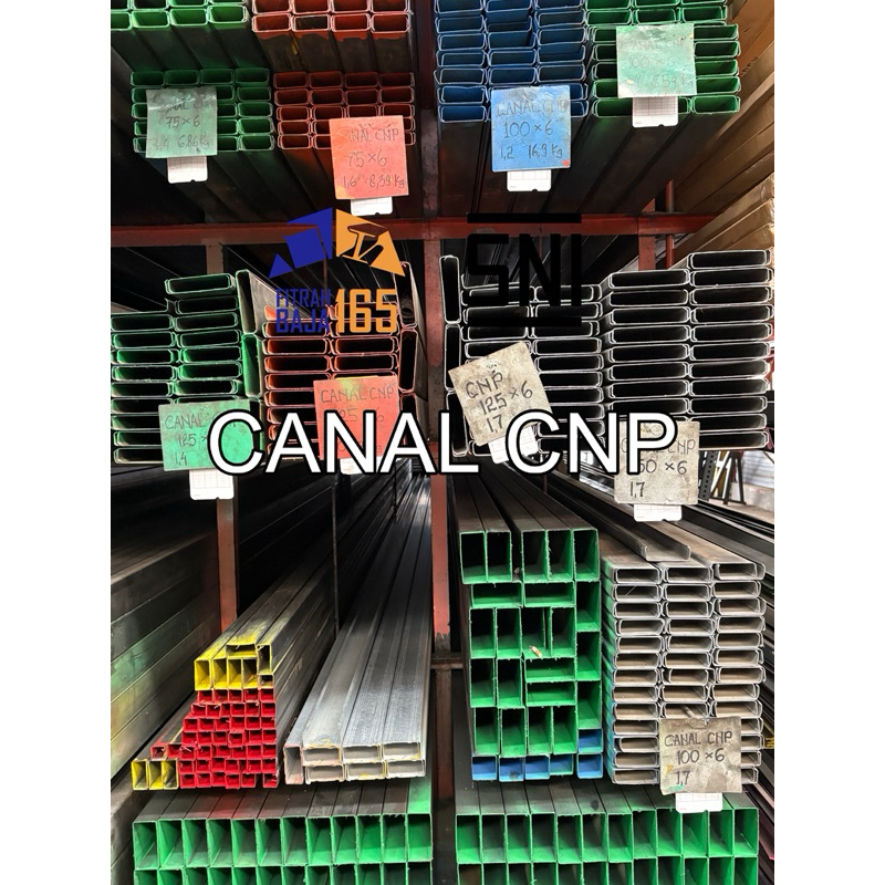Besi Canal CNP Semua Ukuran 75x6 / 100x6 / 125x6 / 150x6