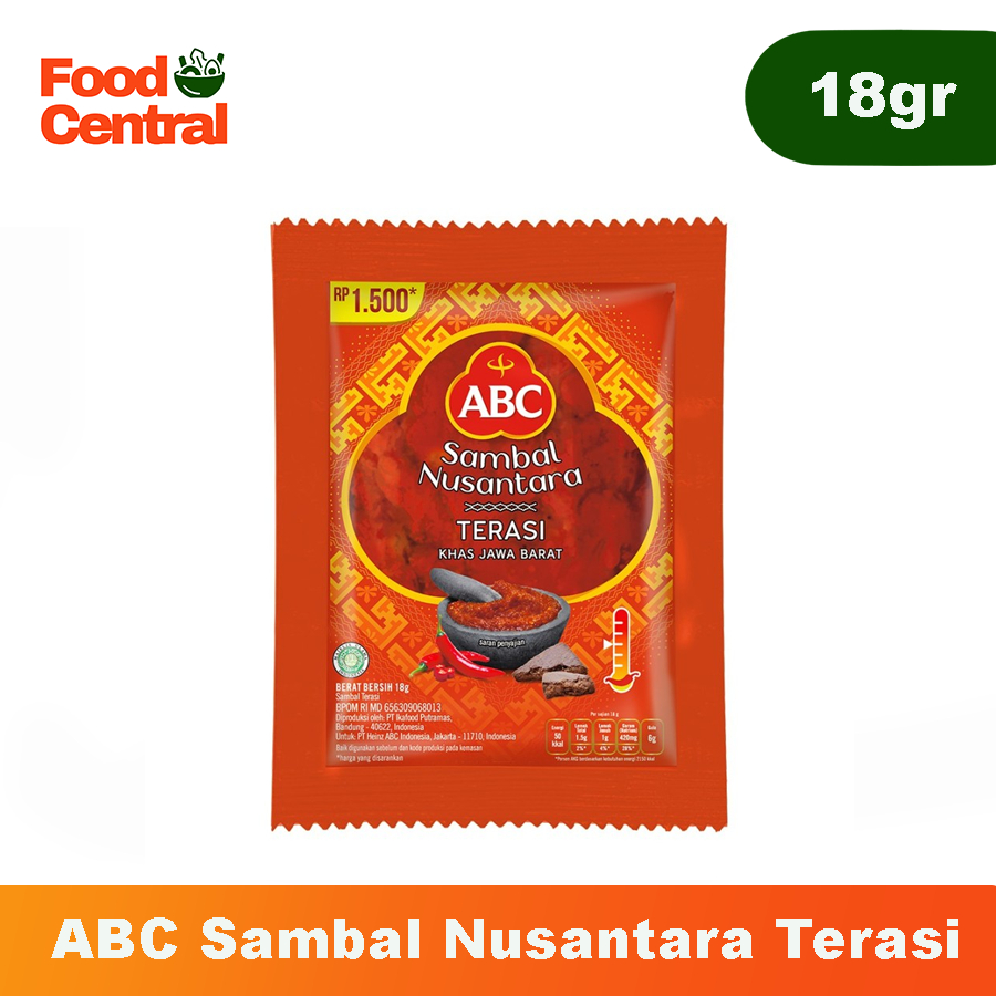 

[INSTAN] ABC Sambal Nusantara Terasi 18gr