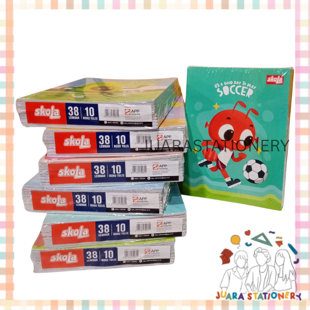 

(1223) JUARASTATIONERY Buku Tulis Skola 38 Lembar / Buku Catatan Sekolah Buku Sekolah