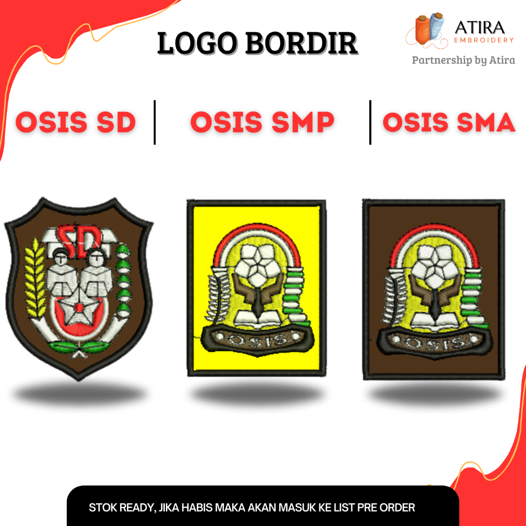 LOGO BORDIR OSIS SD - OSIS SMP - OSIS SMA