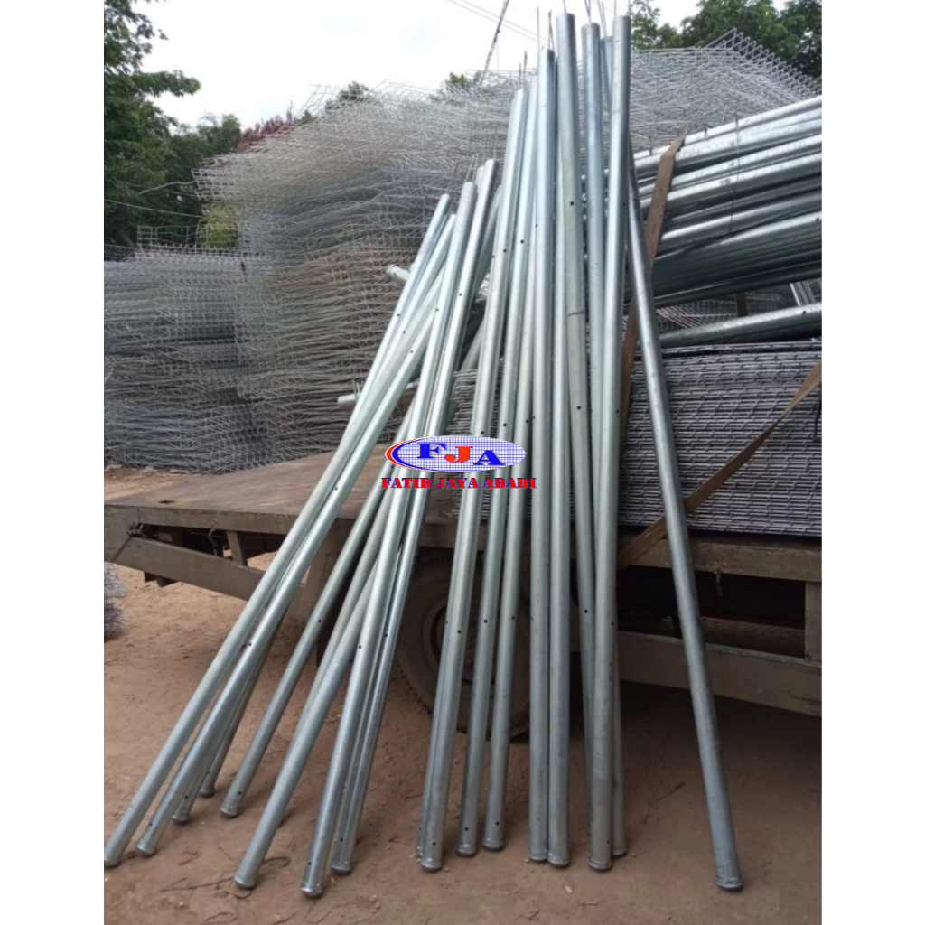 Tiang Pagar Brc Tinggi 240 cm Hot Dip Galvanis
