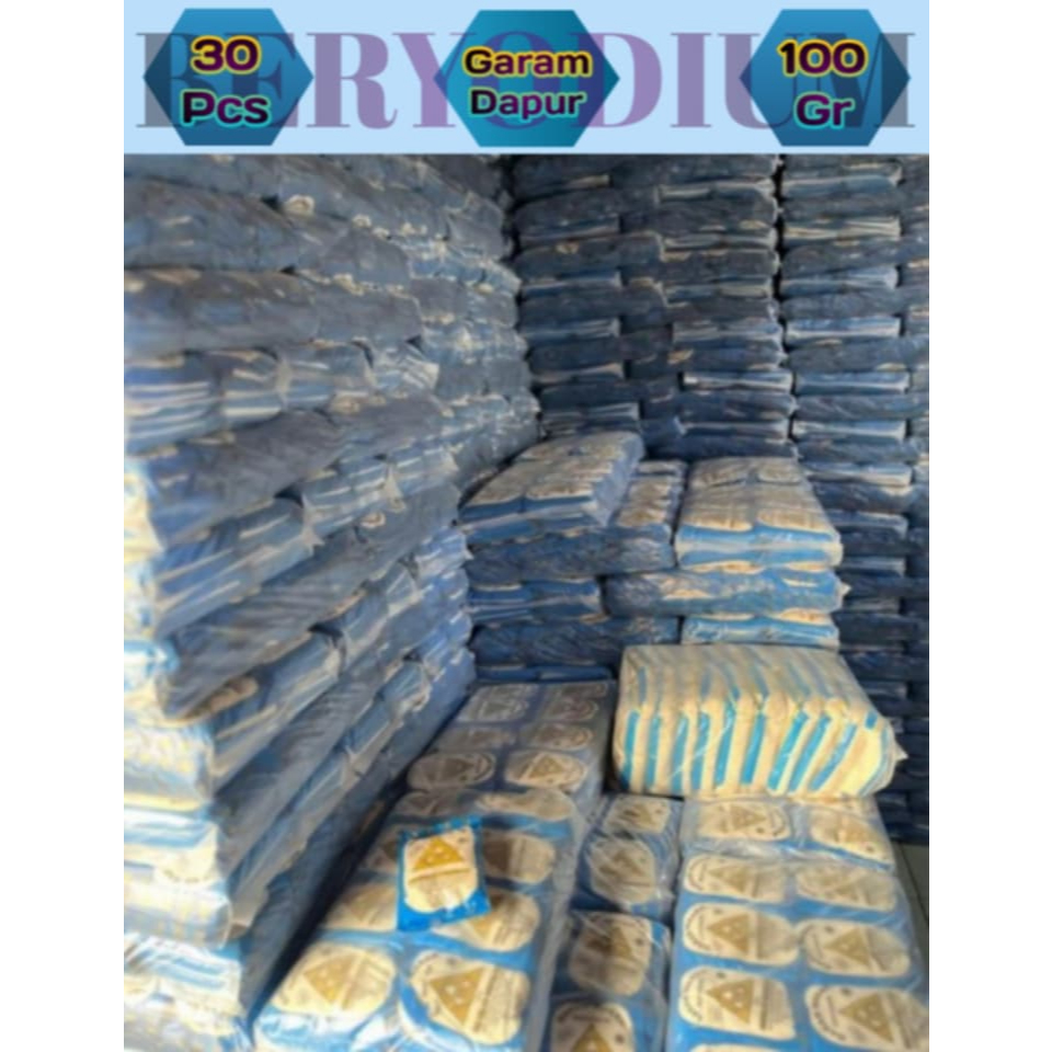 

30 Pcs Garam Masak/Garam Dapur/Garam beryodium 100gr