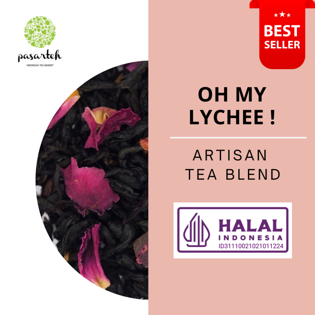 

[ pasarteh ] Oh My Lychee ! | Lychee Tea | Teh Leci | Artisan Tea Blend | Iced Lychee | Es Teh Indonesia