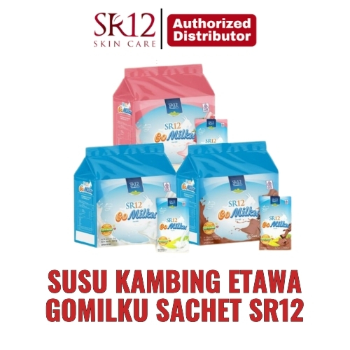 

Susu Kambing SR12 Gomilku 200gr kemasan saset Go Milku Susu Bubuk Etawa Halal penambah nafsu makan, mencerdaskan otak anak