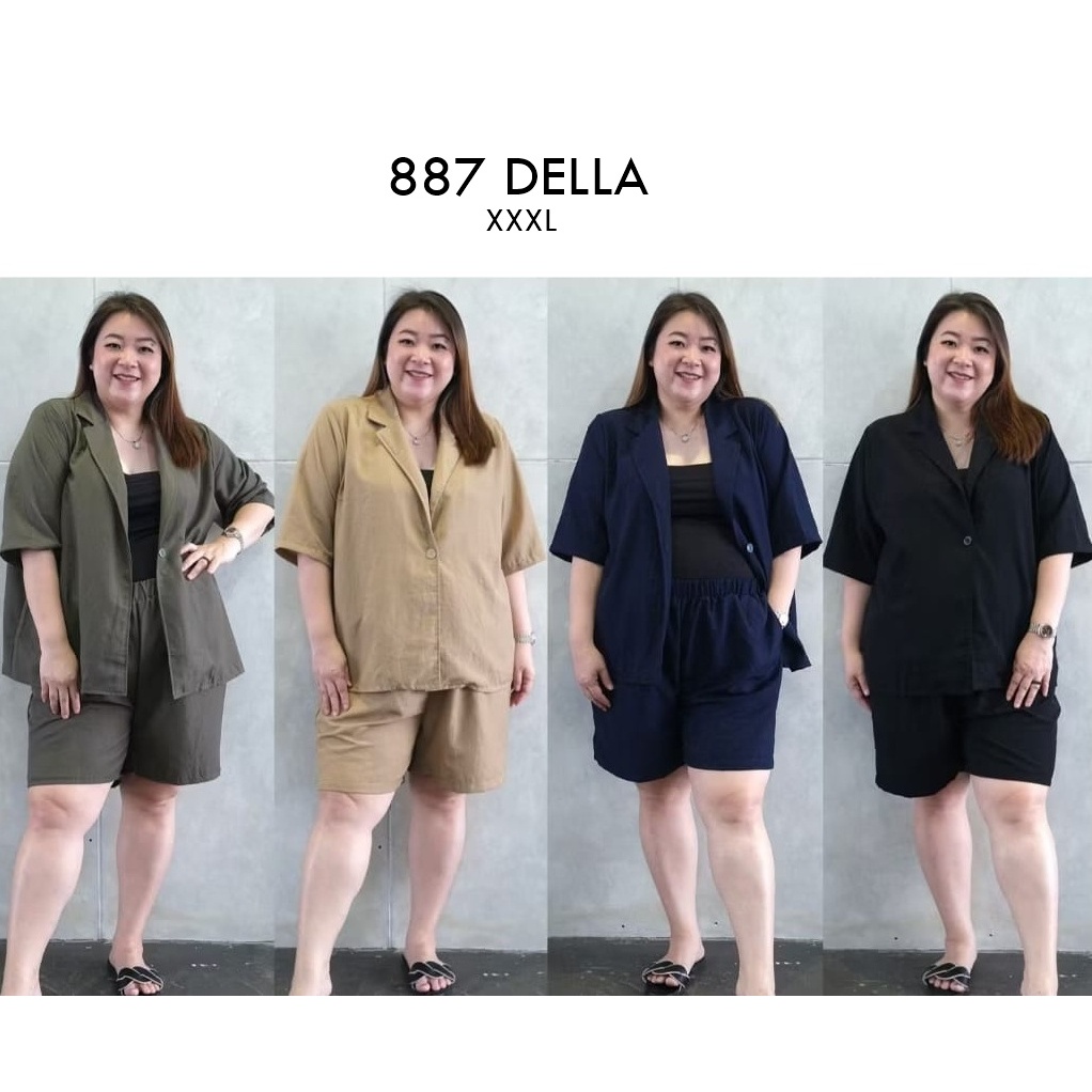 JUMBO 887 SETELAN BIGSIZE - DELLA