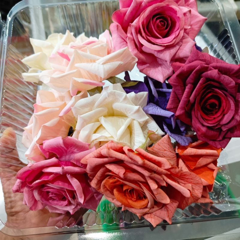 tusuk mawar serat/ semanggi mawar / tangkai mawar hairdo sanggul bali