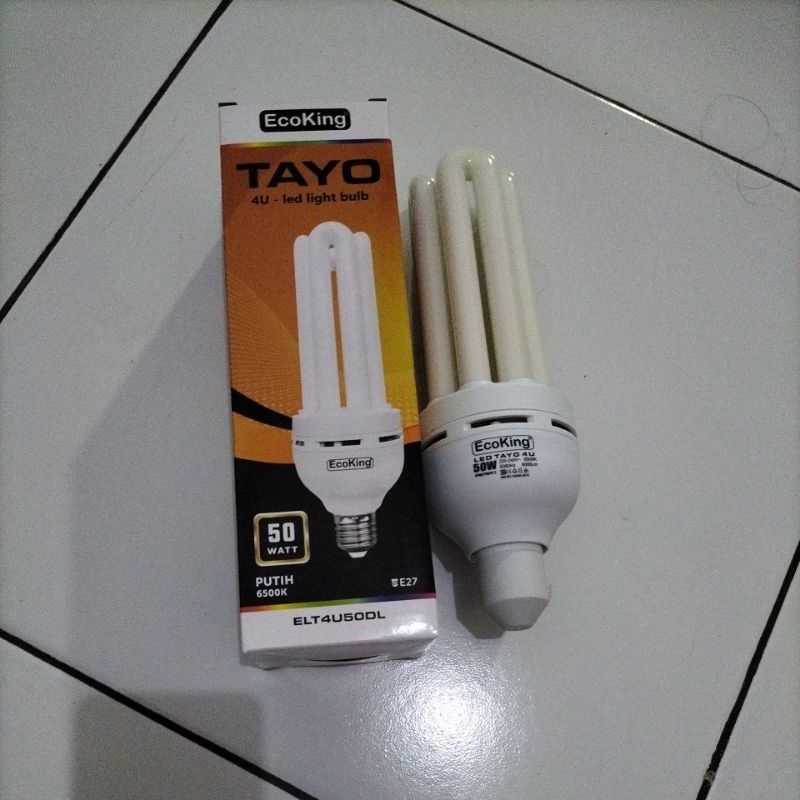 Lampu PLC 4U ECOKING TAYO 50WATT Cahaya Putih