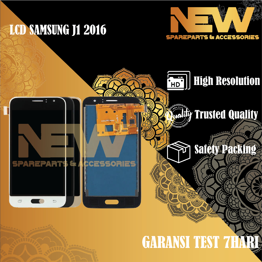 LCD SAMSUNG J1 2016 / J120 FULLSET TOUCHSCREEN