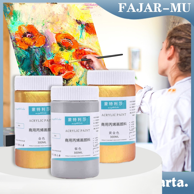 

300ml Cat Warna Akrilik / Tahan Air Dan Tahan Sinar Matahari / Warna Cerah