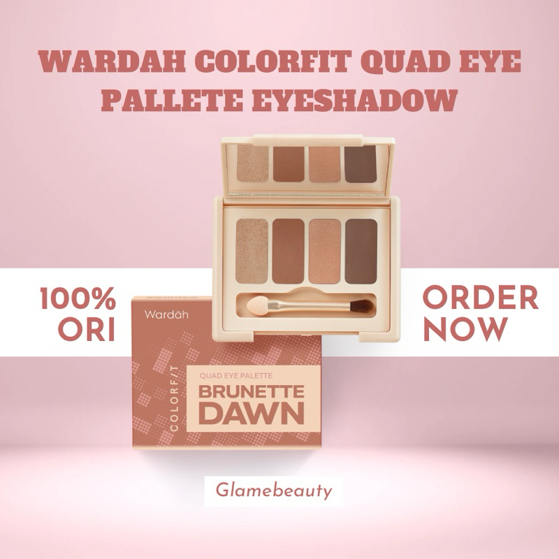 WARDAH COLORFIT QUAD EYE PALLETE EYESHADOW