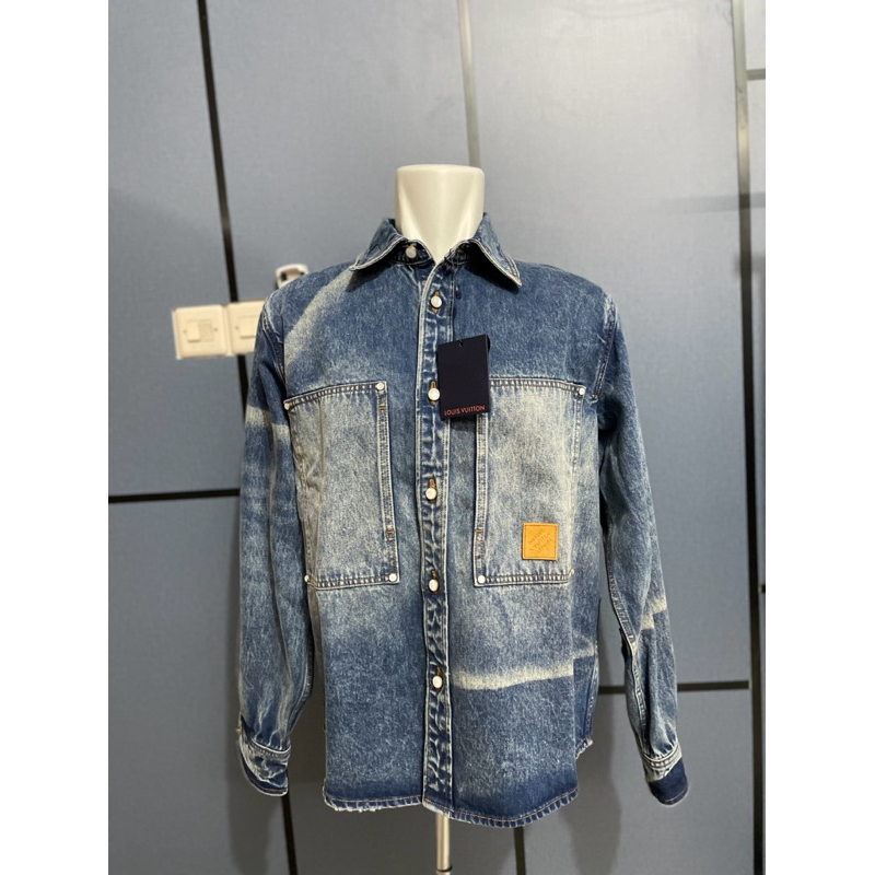Jaket Jeans Denim IMPORT * LV* VVIP