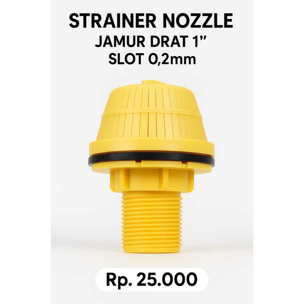 Strainer Nozzle Jamur - Drat 1" - Filter Air