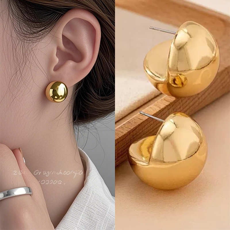 Anting hijab Anting Perhiasan Fashion Wanita-Aksesoris Anting-Aksesoris Anting Bulat