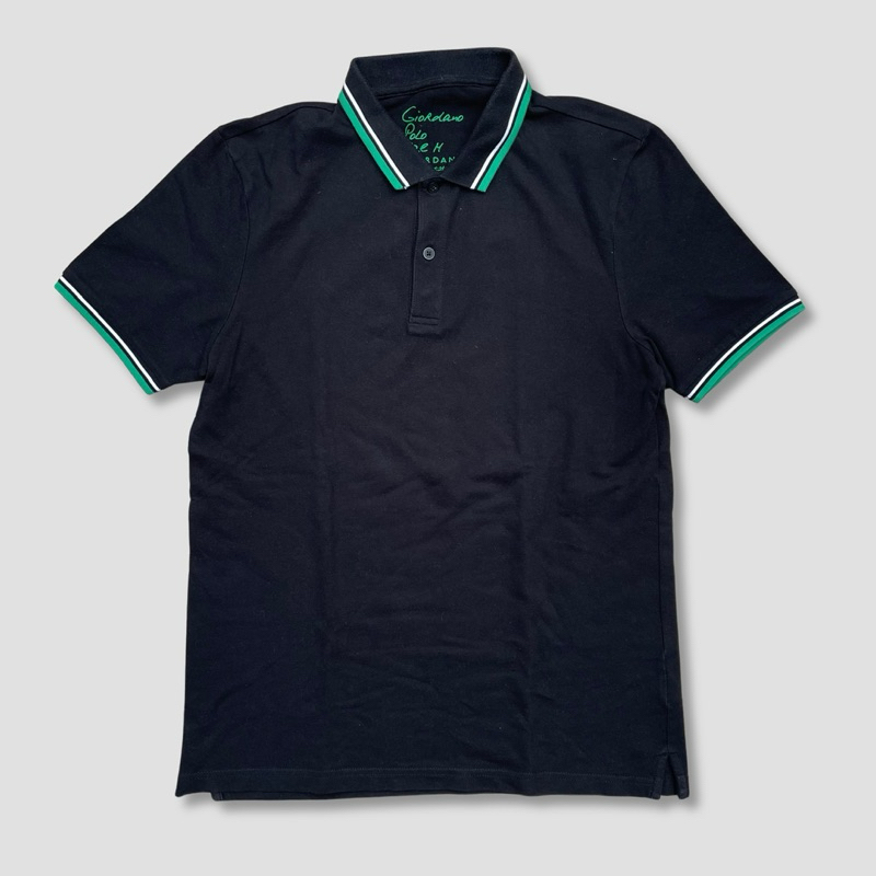 Kaos Polo Giordano Black Original