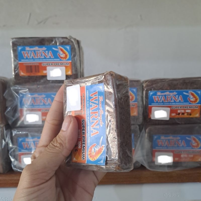 

TERASI UDANG WARNA ASLI BANGKA || PENYEDAP RASA MASAKAN || BUMBU TAMBAHAN MASAKAN